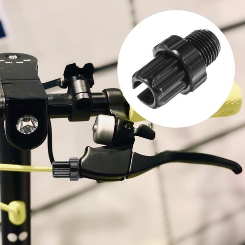 Yuanchu 6Pcs M10 Bike Brake Cable Handle Lever Adjusting Screws, 10mm Bicycle Brake Lever Adjuster Aluminum Alloy Bicycle Adjustable Parts for Mountain Bike Accessories