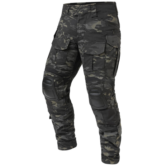 G3 Combat Pant, Men's Military Tactical Camouflage Clothing, Multi-Pocket Rip-Stop Hunting Hiking Paintball MCBK V2 34W/32L