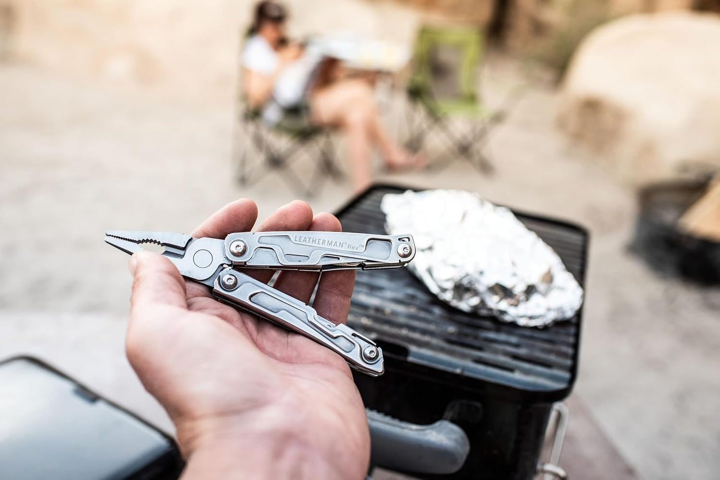 Rev Pocket Multitool by LEATHERMAN - Compact Stainless Steel Tool with Package Opener & Screwdrivers
