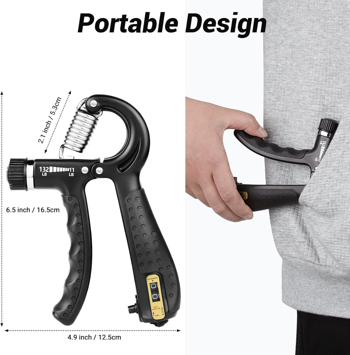 Hand Grip with counter (5-60 KG)