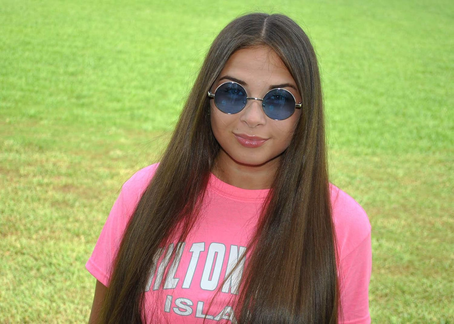 OWL Round Sunglasses Metal Frame Hippie Sunglasses UV400 Polycarbonate Circle Lens John Lennon Sunglasses for Men Women