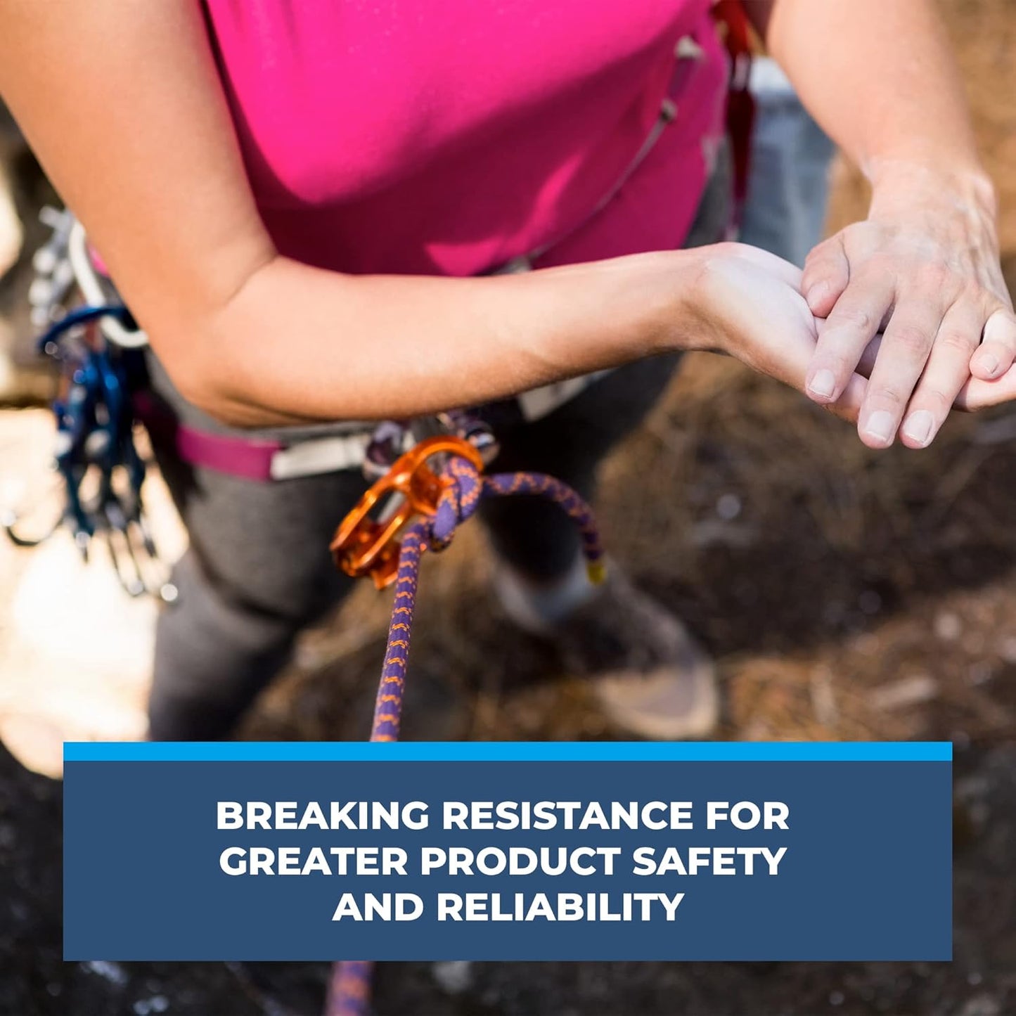 Rock-N-Rescue Steel Rescue 8 with Ears | High-Strength Steel for Controlled Descents | 40kN Breaking Strength | Ideal for Arborists, Outdoor Adventurers, Rescue Gear