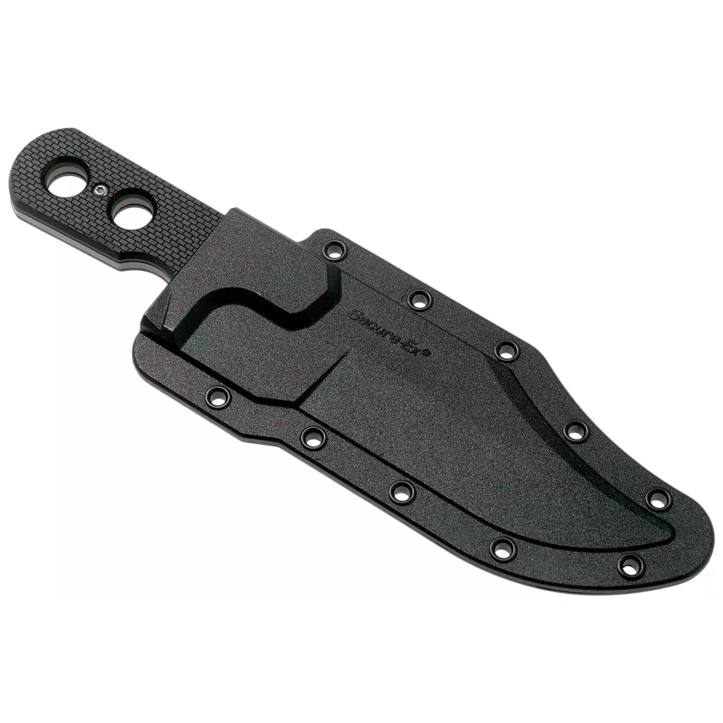 Cold Steel Mini Tac Bowie 3-5/8" Lightweight Durable 8Cr13MoV Stainless Steel Fixed Blade Clip Point Outdoor Hunting Utility Knife, Griv-Ex Handle, Secure-Ex Sheath - Blister