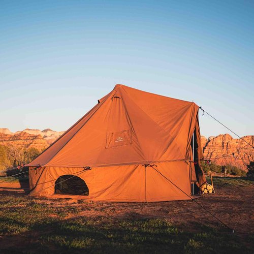 Regatta Bell Tent (Desert Red, 20' (6M), Fire Water Repellent)