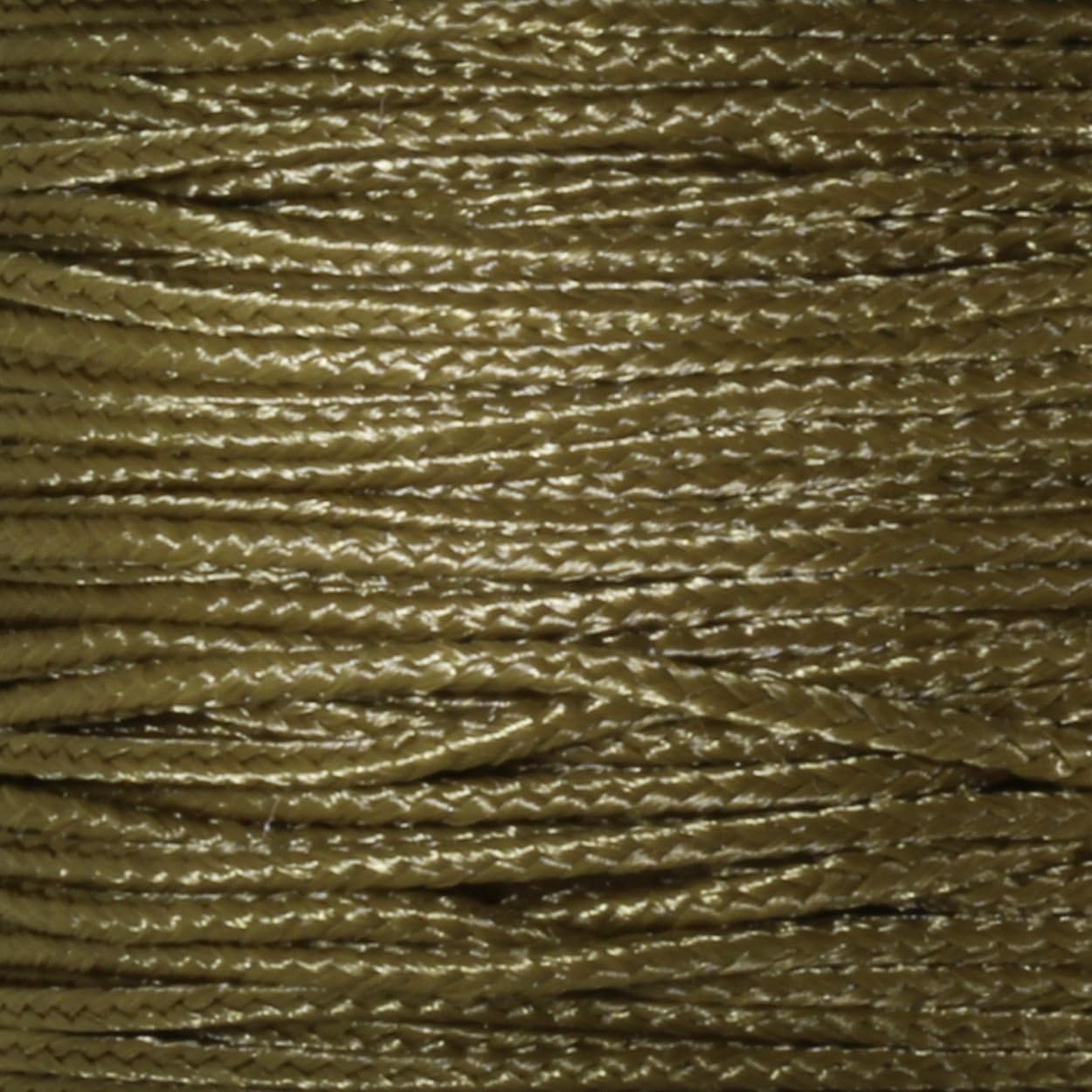 JIG PRO SHOP Black 1.18mm x 125' Micro Cord Paracord - Made in The USA