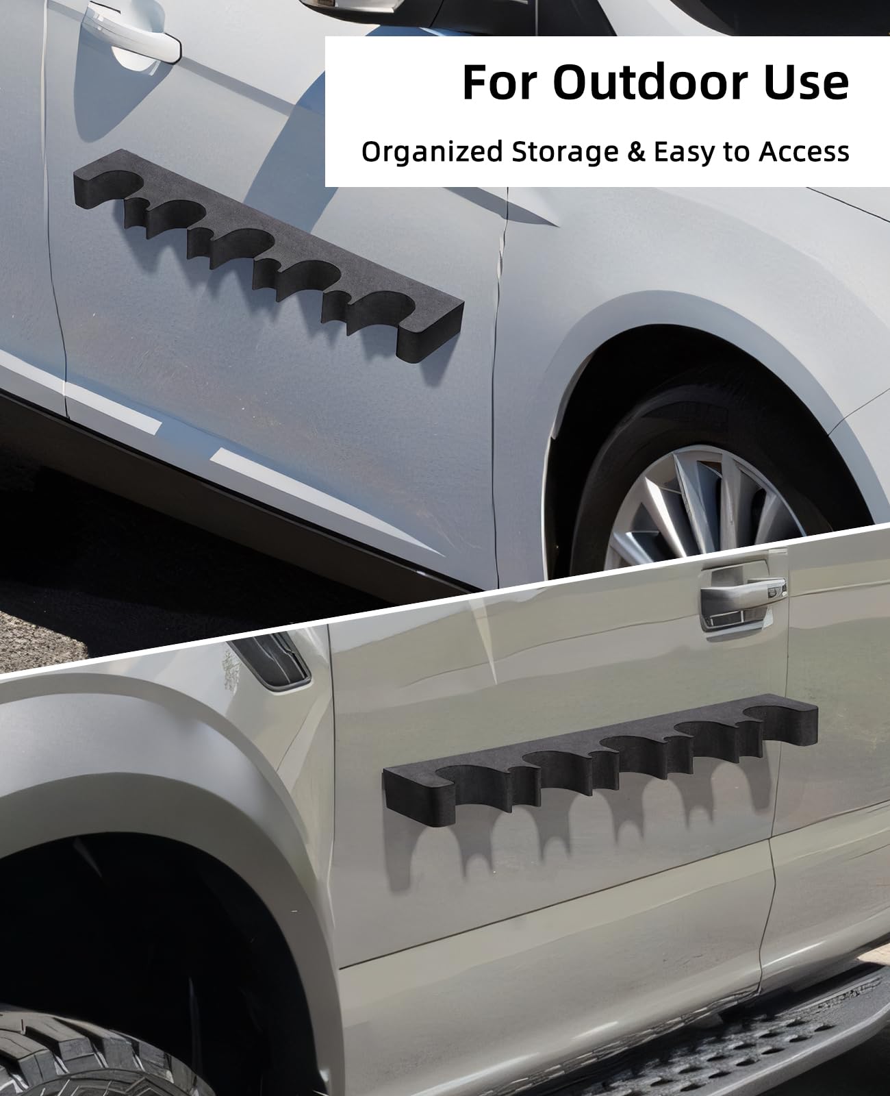 EZshoot Indoor Foam Gun Rack for Storage Rifle Rack with Magnetic Strip Gun Safe Cabinet Accessories Shotgun Holder Quick Access Rack for Outdoor