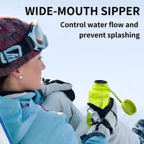 Axlksia 2 Pack Splashguard Compatible with Nalgene Water Bottles, BPA-Free Silicone Splashguard Lid Wide Mouth for Nalgene Splash Guard 32 oz Wide Mouth Water Bottles Accessory