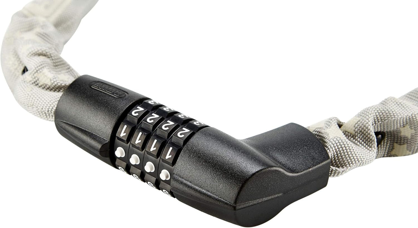 ABUS Chain Lock Tresor 1385, Combination Lock, Made of Hardened Steel, 7 mm Square Chain, ABUS Security Level 7