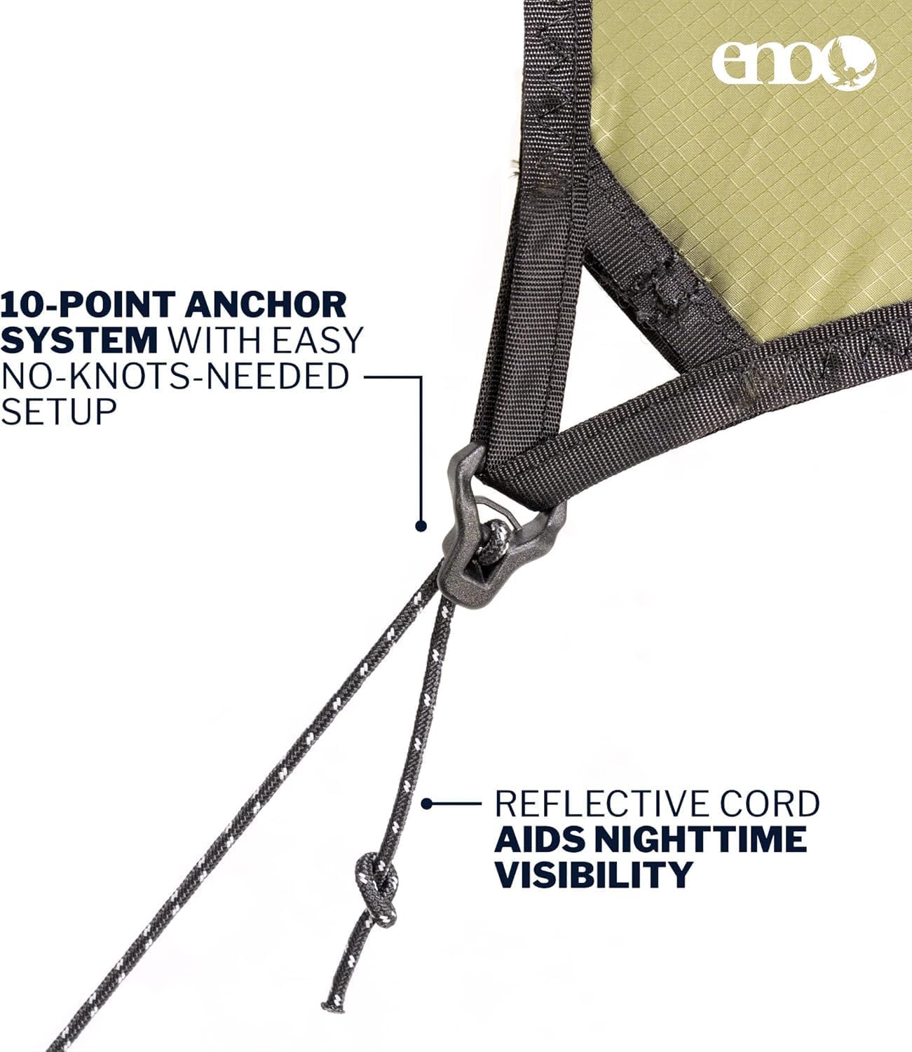 Ultralight Rain Tarp for Camping - ENO Eagles Nest Outfitters HouseFly