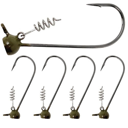 Reaction Tackle Stand Up Shaky Head Green Pumpkin 3/8