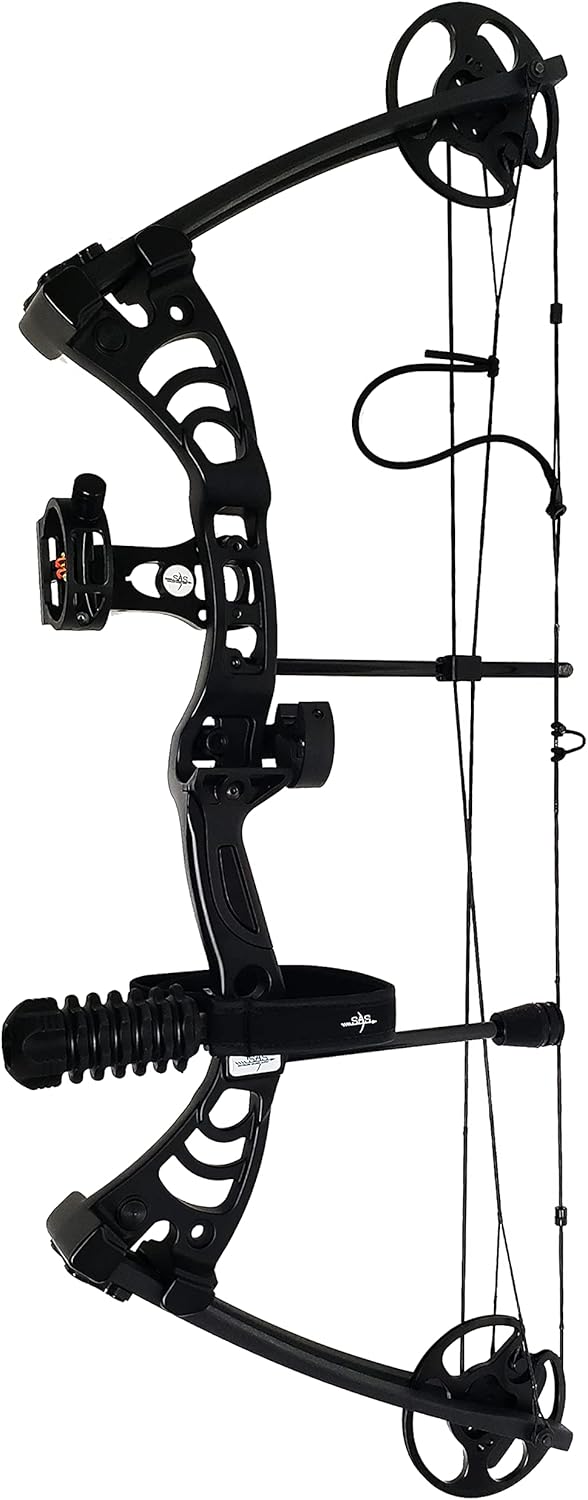 Archery Essential Accessory Upgrade Combo 5-pin Bow Sight, Arrow Rest, Stabilizer, Braided Bow Sling, Peep Sight