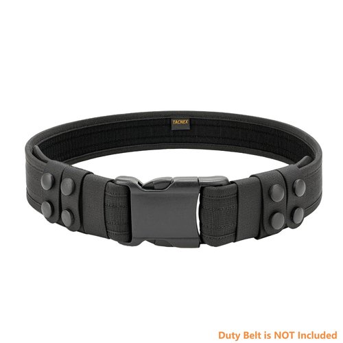 TACNEX 2" Duty Belt Keepers w/Double Snaps for Utility Belt Loop Stays Heavy Duty Nylon Tactical Underbelt Holder Retainer Band