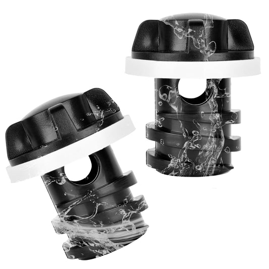 2 Pack Cooler Drain Plug Compatible with Yeti Cooler Leak-Proof Cooler Cap Replacement Cooler Plug Replacement Accessories Compatible with YETI and RTIC
