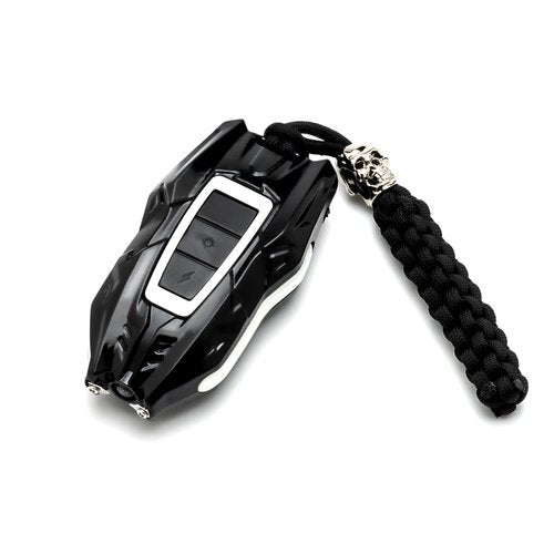 RECOLORFINE Mini Stun Gun with LED Flashlight (Black)
