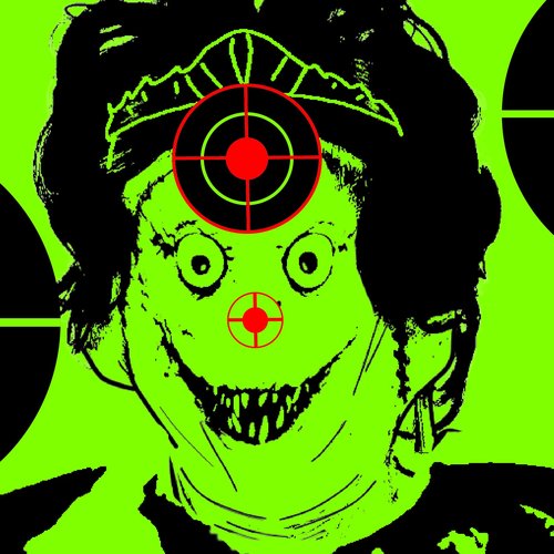 Hunter Splatter Shooting Targets - 12 x18'' Range Paper Targets, Funny & Easily See Your Shots Bright Fluorescent Green Shooting Accessories, Great for All Firearms