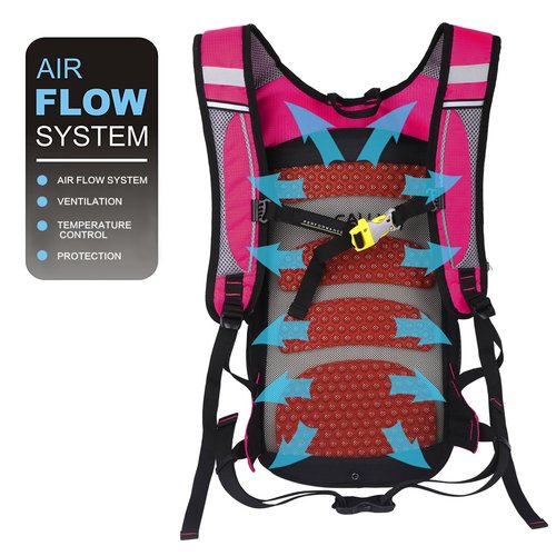 LOCAL LION Cycling Backpack, Small Hiking Backpack, Waterproof Bike Biking Backpacks - Lightweight for Skiing Running 18/25L