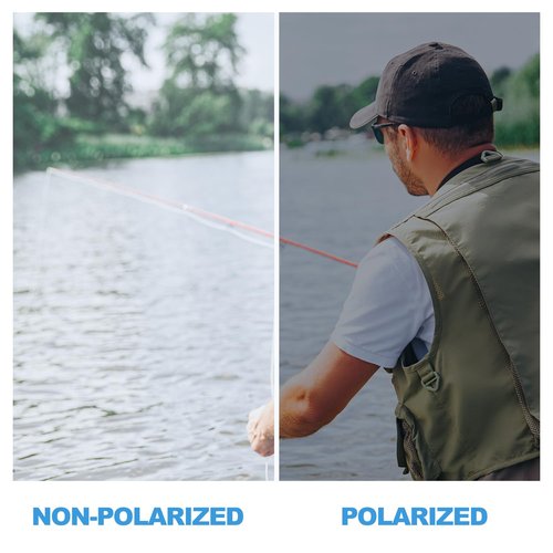 BLBAN Polarized Sunglasses for Men Women Sports Fishing Running Tennis Golf Baseball Driving Athletic Orange Sunglasses UV400 Protection