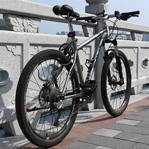 Hidoes Premium Bike Lock, 48 Inches Bike Cable Lock, Durable 4 Digit Resettable Combination Coiling Bicycle Lock, Heavy Duty Anti Theft Cable Locks with Mounting Bracket, 1/2 Inch Diameter