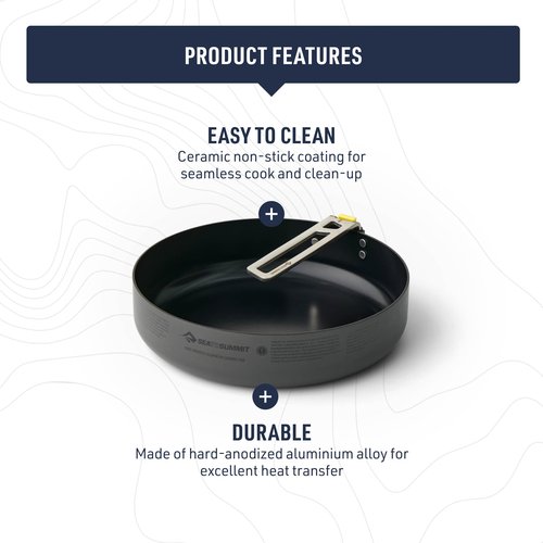Sea to Summit Frontier Ultralight 8 Inch Camping Cooking Pan