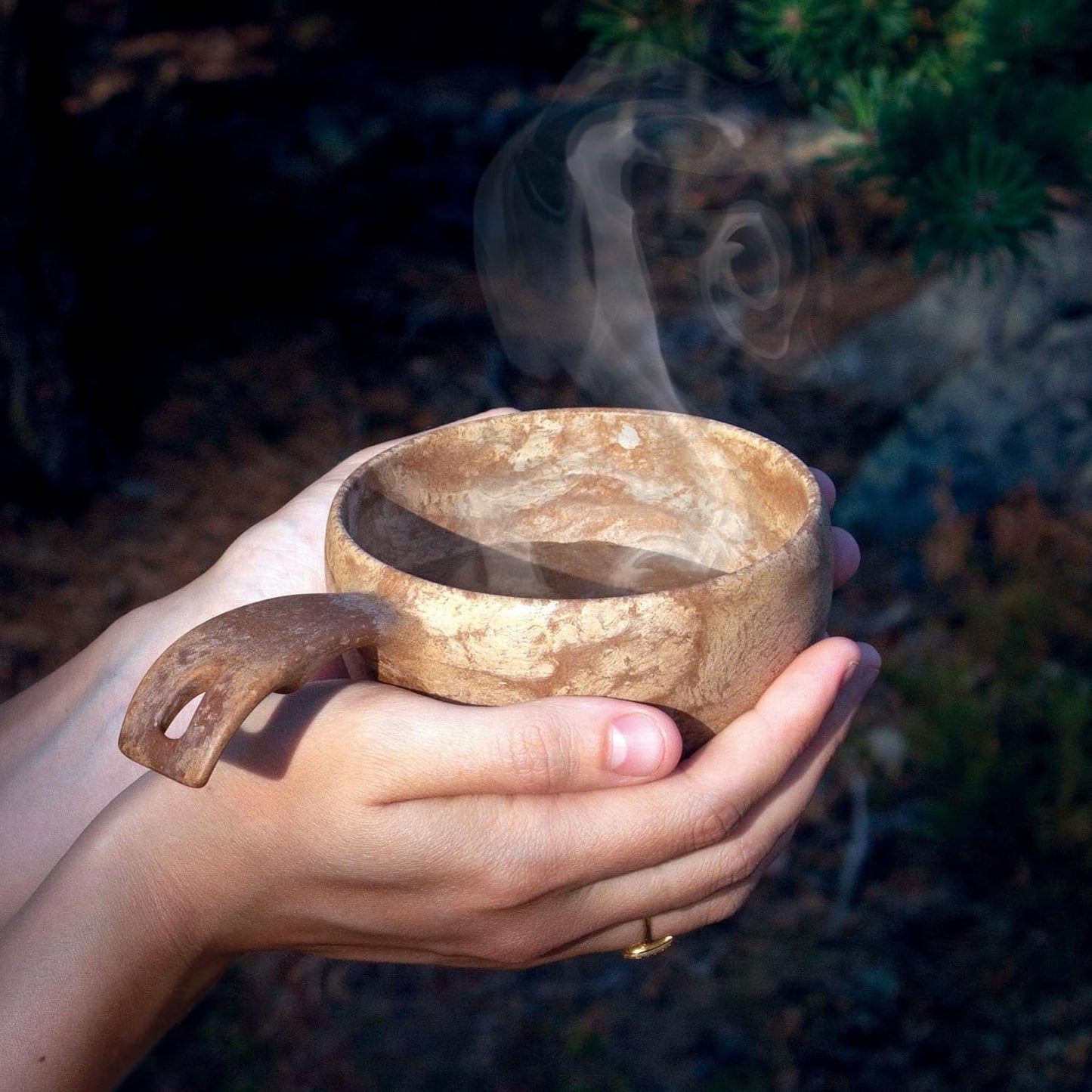 37 Natural Fibre Outdoor Cup – 370ml Lightweight Eco-Friendly Camping Mug – Durable Scandinavian Design – Dishwasher Safe – Made in Finland