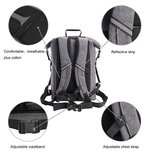 Vogano Waterproof Backpack Dry Bag 35L Daypack Outdoor Sport Trekking,Camping Backpack for cycling, Bike, skiing, Hiking