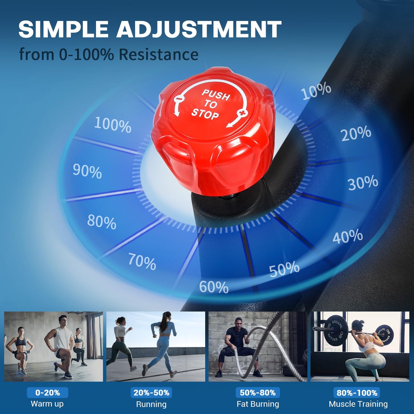 Exercise Bike, DMASUN Classic Brake Pad Pro Stationary Bike for Home with 330 LB Capacity, Workout Bike with Comfortable Seat Cushion, Digital Display with Tablet Holder