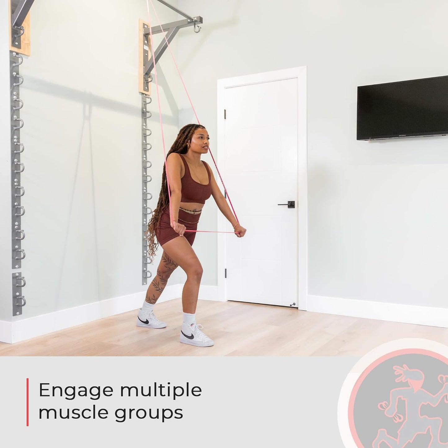 Rounded Edge Resistance Bands - Compact & Lightweight Fitness Bands for All Levels
