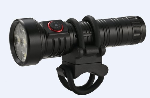 Universal Flashlight Bike Mount, Adjustable Clamp for Flashlight