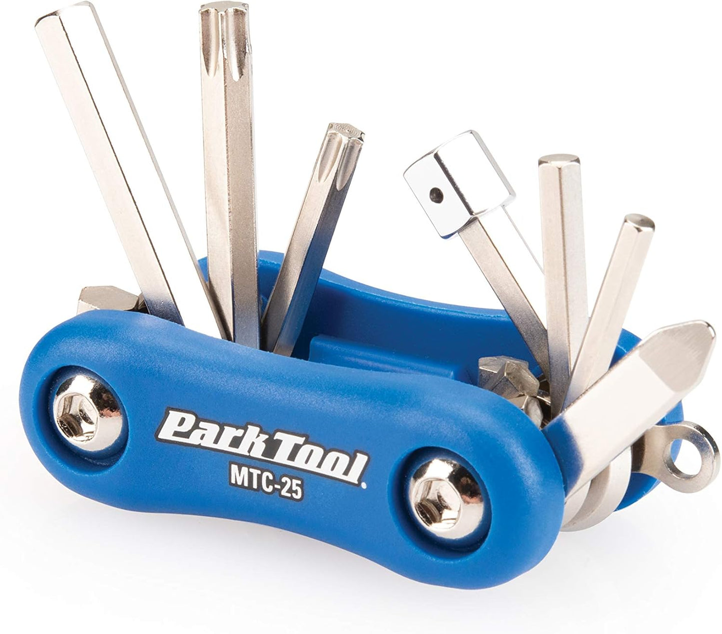 Park Tool MTC-10 Bicycle Multi-Tool with 3, 4, 5 & 8mm Hex Wrenches, T25 & Screwdriver