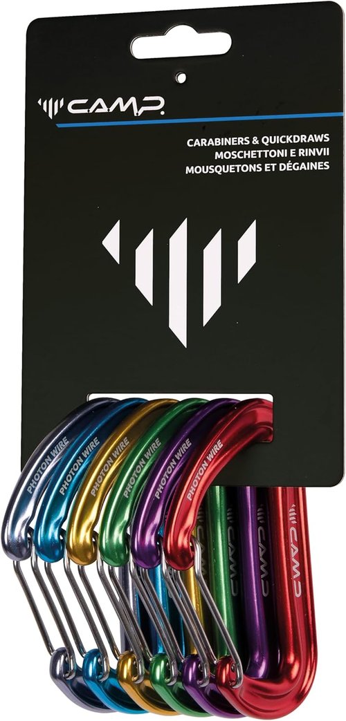 Camp Photon Wire Rack Pack - Carabiners - 6 Pieces Multi-Coloured 2018