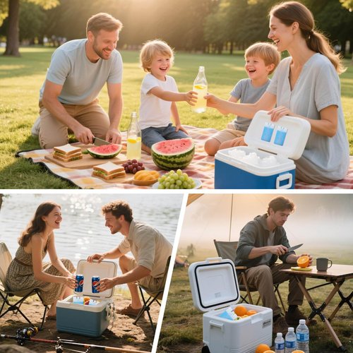 Gsycle 2PCS Ice Packs for Coolers, 240ml Portable Ice Pack Reusable Cold Ice Pack Brick Quick Freeze Cold Freezer Packs for Lunch Bags Cooler Backpack, Camping, Picnics, Beach