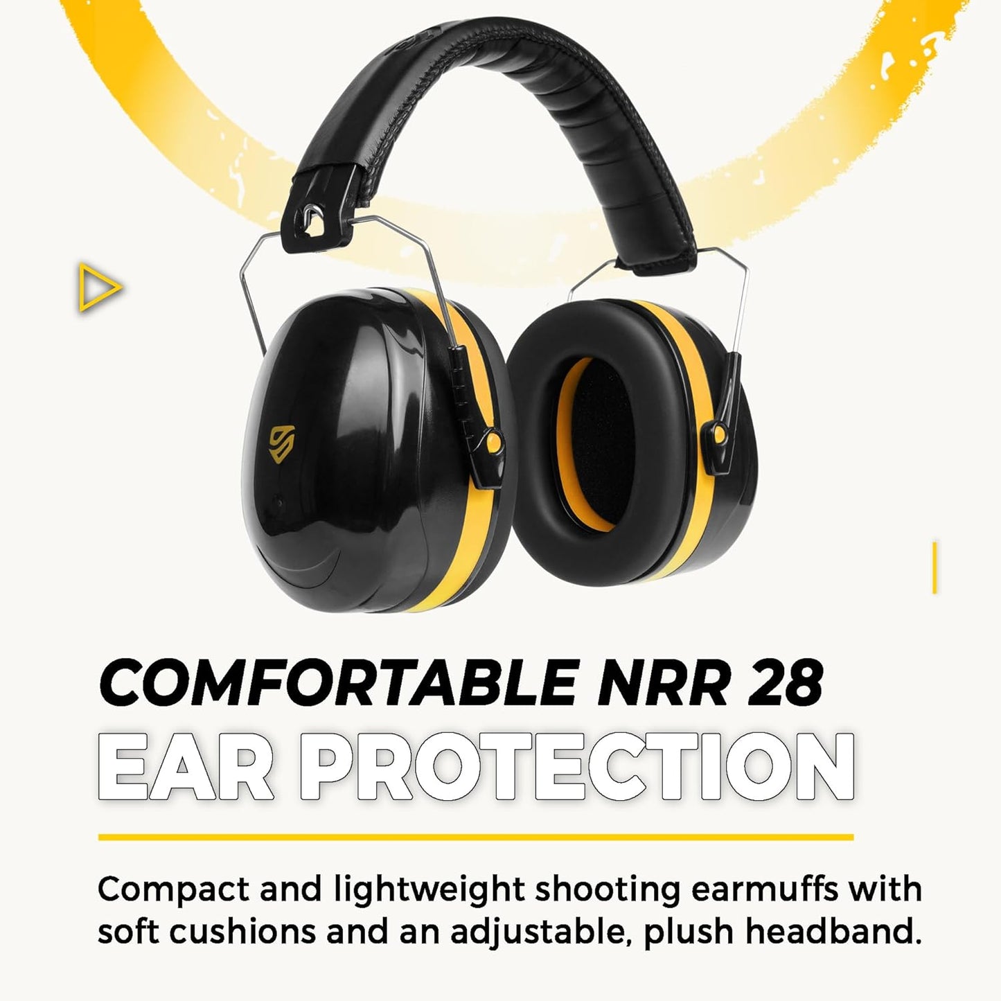 TradeSmart High-Performance Earmuffs for Shooting Range & Shooting Eye Protection Glasses + Firearm Confidence Course