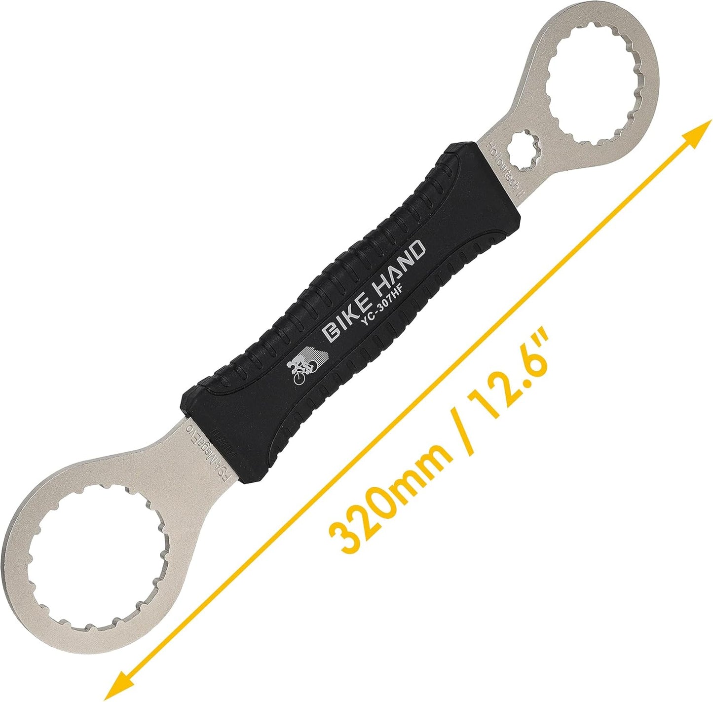 BikeHand Bicycle Bottom Bracket Tool - Compatible with Shimano Hollowtech II/BB9000, BBR60, M8000, Sram Dub, Truvativ GXP, FSA Mega EVO or Campagnolo Ultra-Torque