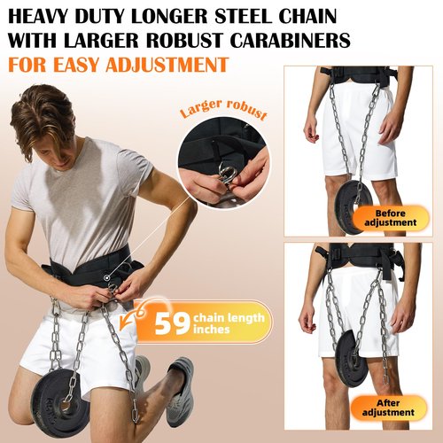 PYURIFAI Dip Belt - 3IN1 Versatile Weight Lifting Belt,Thicker and Widerer Lifting Belt with Superior Support for More Weight, Adjustable Hip Thrust Belt with Fixed Buckle for Secure Hold