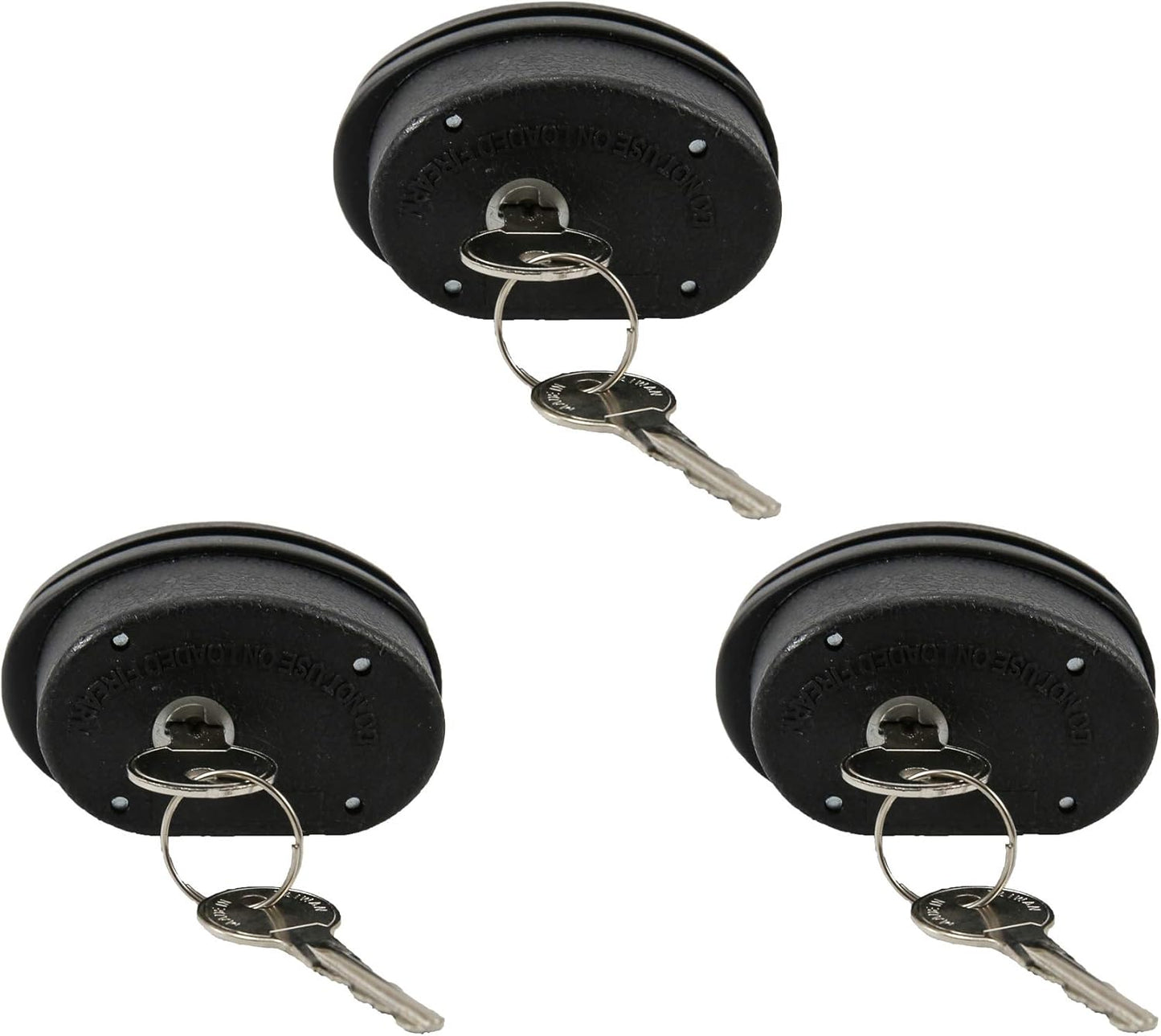 (Firearm Safety Devices) – FSDC-TL3095RKA California DOJ-Approved Keyed Alike Trigger Gun Lock 3-Pack with 6 Keys – Composite-Body Construction and Pick-Resistant Locks