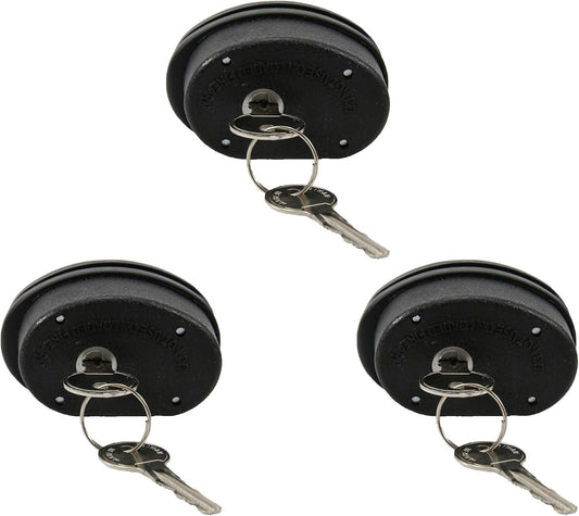 (Firearm Safety Devices) – FSDC-TL3095RKA California DOJ-Approved Keyed Alike Trigger Gun Lock 3-Pack with 6 Keys – Composite-Body Construction and Pick-Resistant Locks