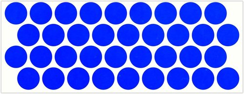 LiteMark Reflective Green 1 Inch Circle Sticker Decals for Helmets, Bicycles, Strollers, Wheelchairs and More - Pack of 36