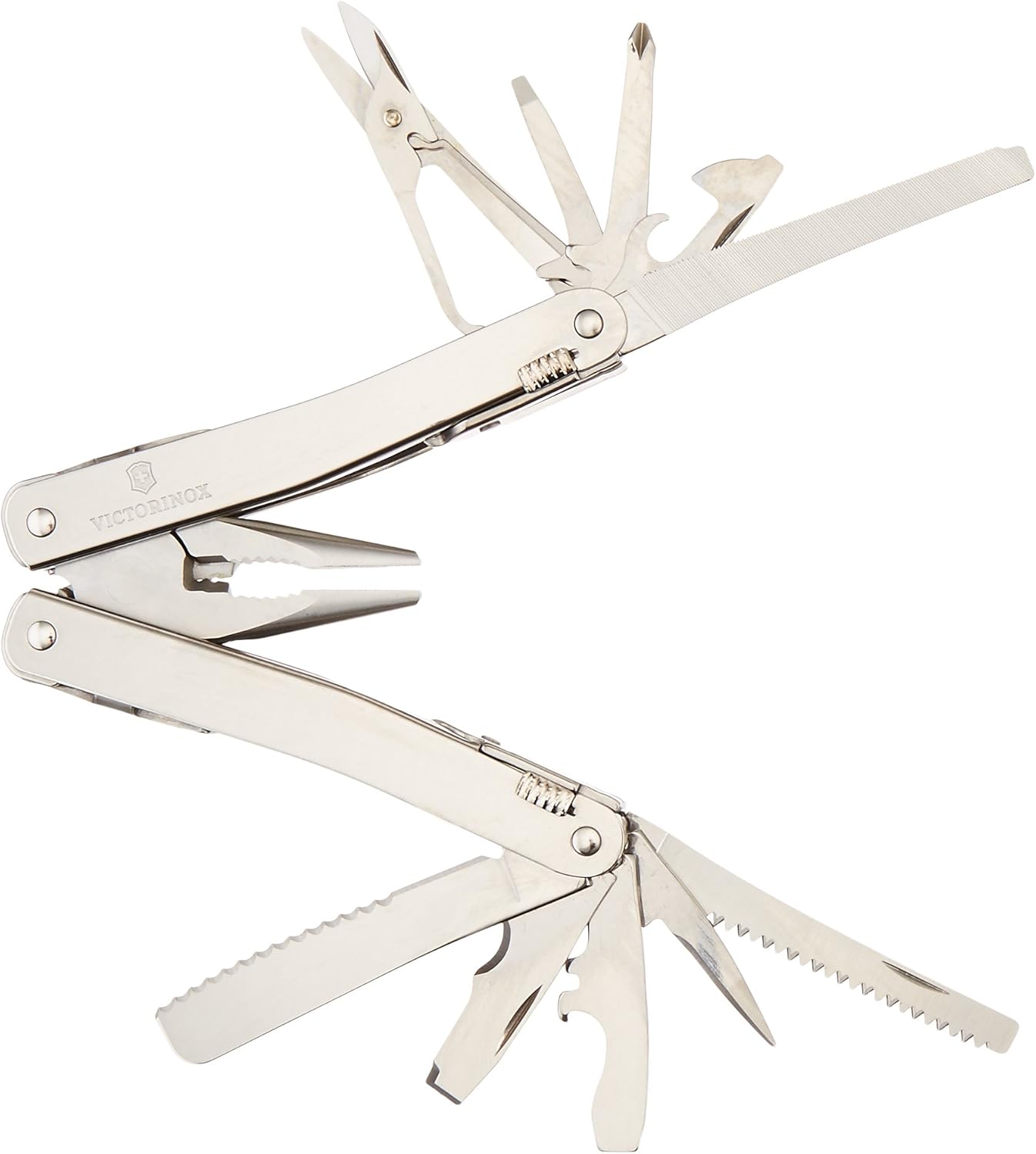 Victorinox Swiss Army Swisstool with Nylon Pouch Stainless Steel, 115mm