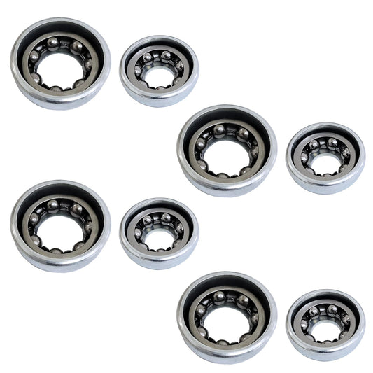 Auto-plaza 4X Front Axle Cups for 5/16 Front Hub + 4X Rear Axle Cups for 3/8 Rear Hub Mountain Bike Bicycle Accessories