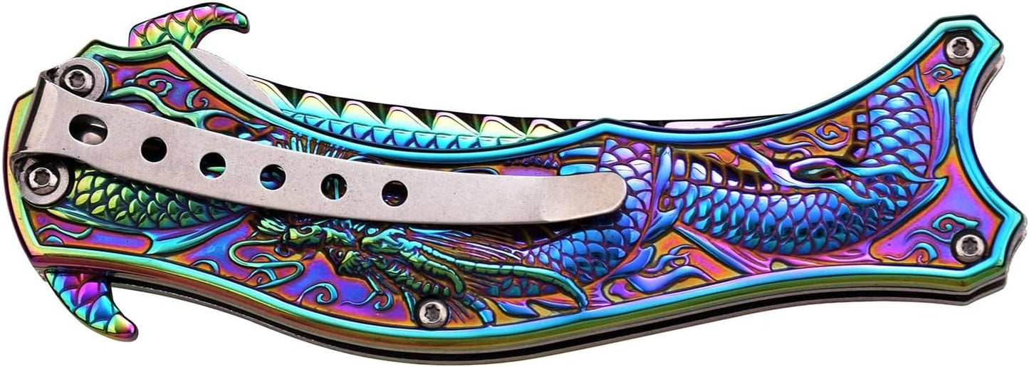 Dark Side Blades Spring Assisted Folding Pocket Knife