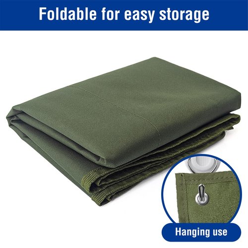 AXEN Tactical Patch Display Panel Holder Board, Military Patches Display Organizer for Collection Army Combat Morale Emblems, Green Middle Size