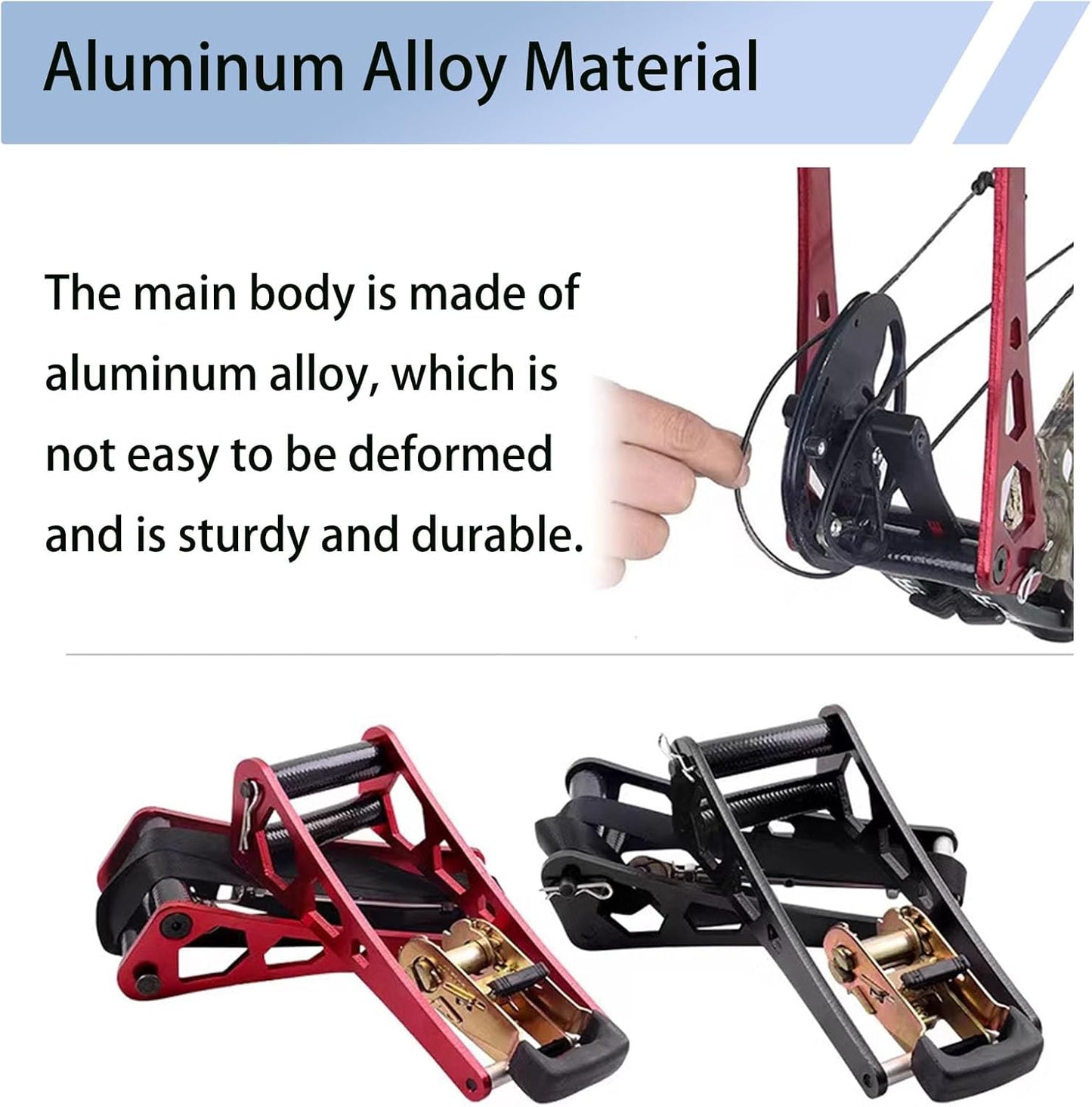 AMEYXGS Archery Compound Bow Press Portable Bow Press Bow Open Tool Bow Tuning Accessory for Hunting Shooting Outdoor