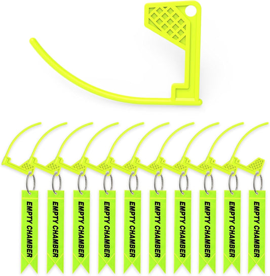 Artemis Gun Safe Chamber Flag Comes with Reflective Light Tags – Bright Durable & Universal Fit for Pistol, Rifle, and Shotgun