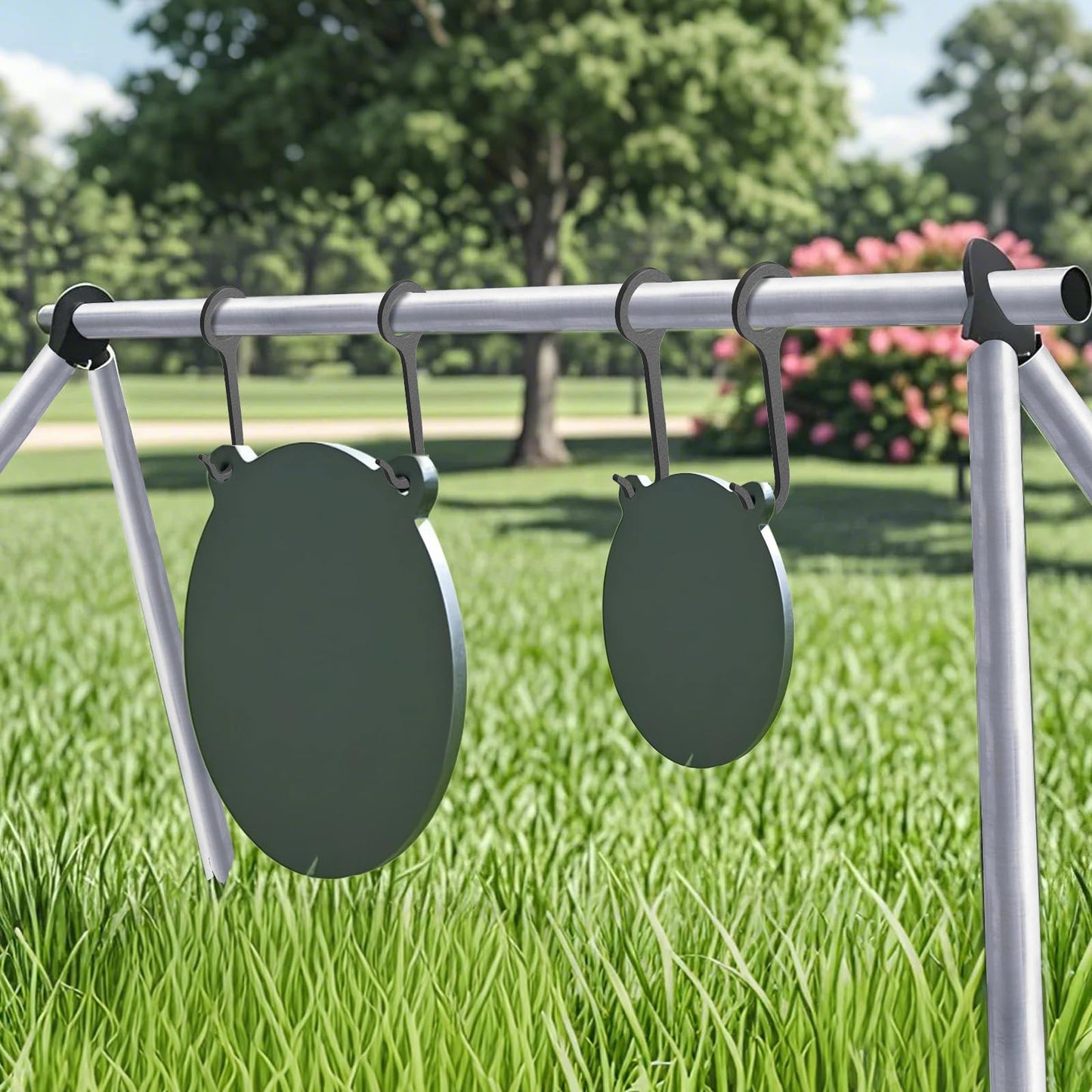 JTZFD Target Stand Kit, DIY Shooting Stands Targets Hanger/Holder 1" Pipe Mounting Bracket