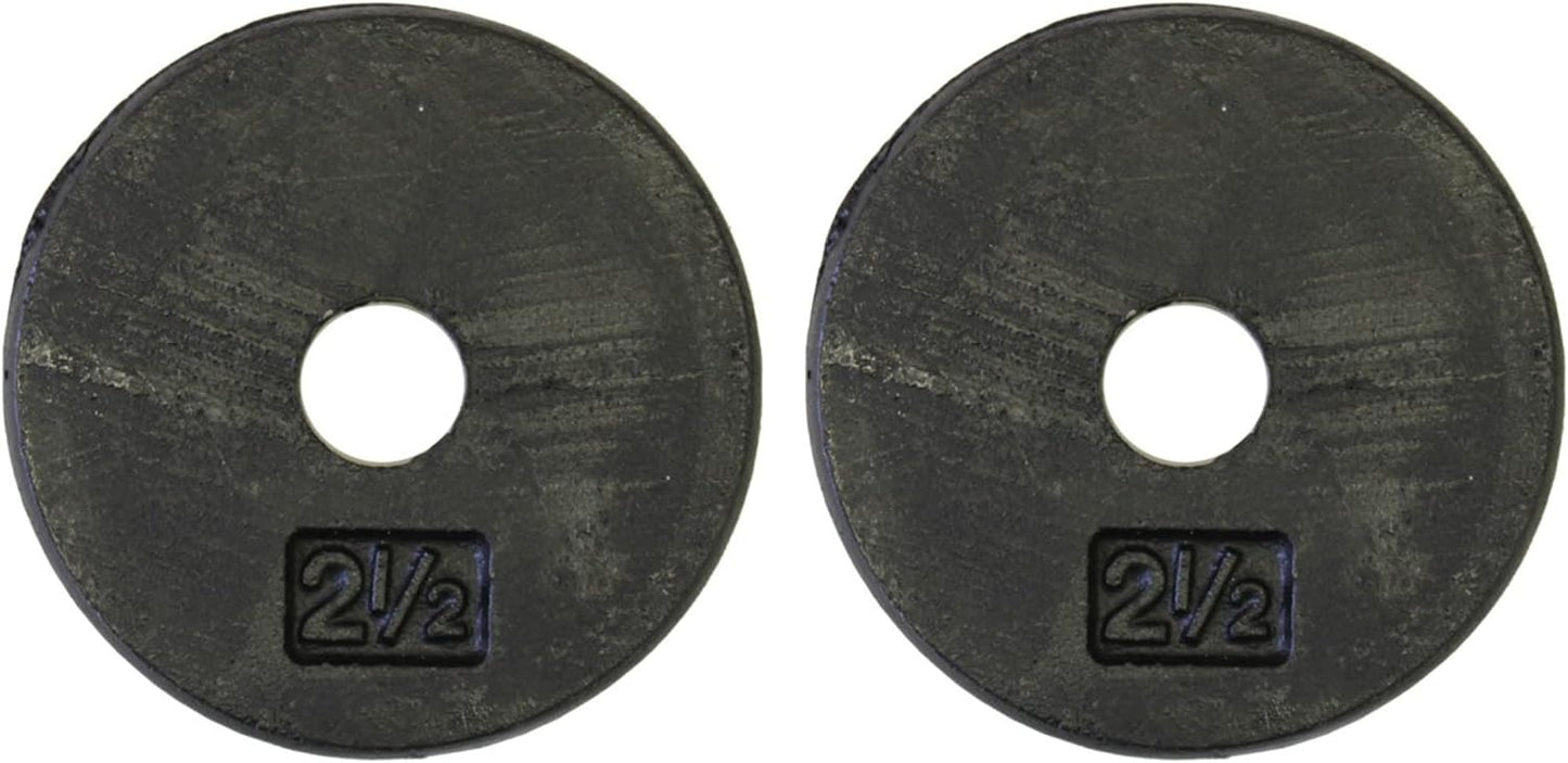 Ader Standard 1" Hole Cast Iron Weight Plate 1.25lb, 2.5lb,5lb, 7.5lb,10lb, 12.5lb,20lb. 25lb,50lb