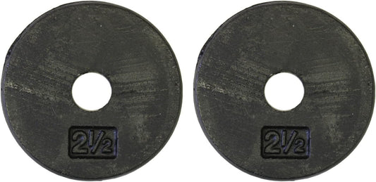 Ader Standard 1" Hole Cast Iron Weight Plate 1.25lb, 2.5lb,5lb, 7.5lb,10lb, 12.5lb,20lb. 25lb,50lb