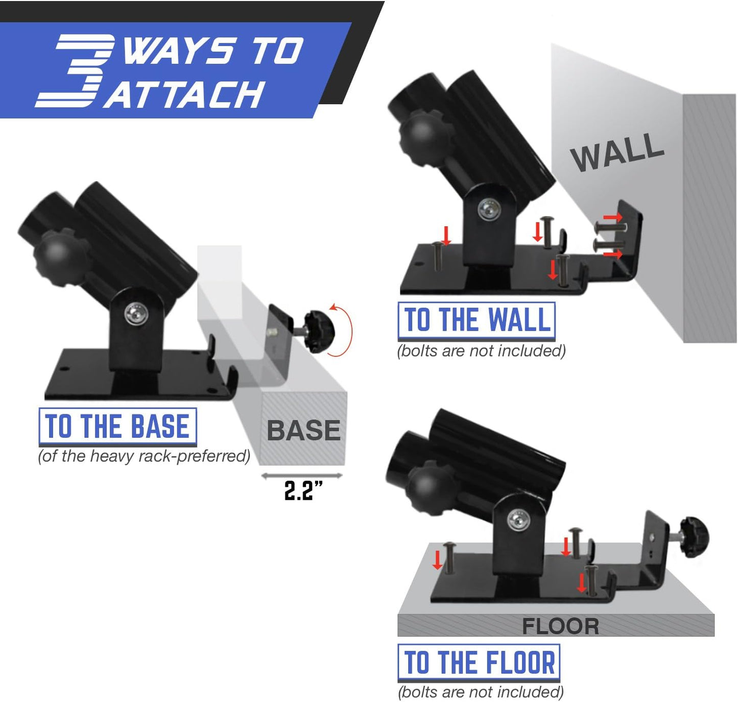 A2ZCARE T-Bar Row Platform, Fits 1-inch Standard and 2-inch Olympic Bar, landmine handle attachment for barbell