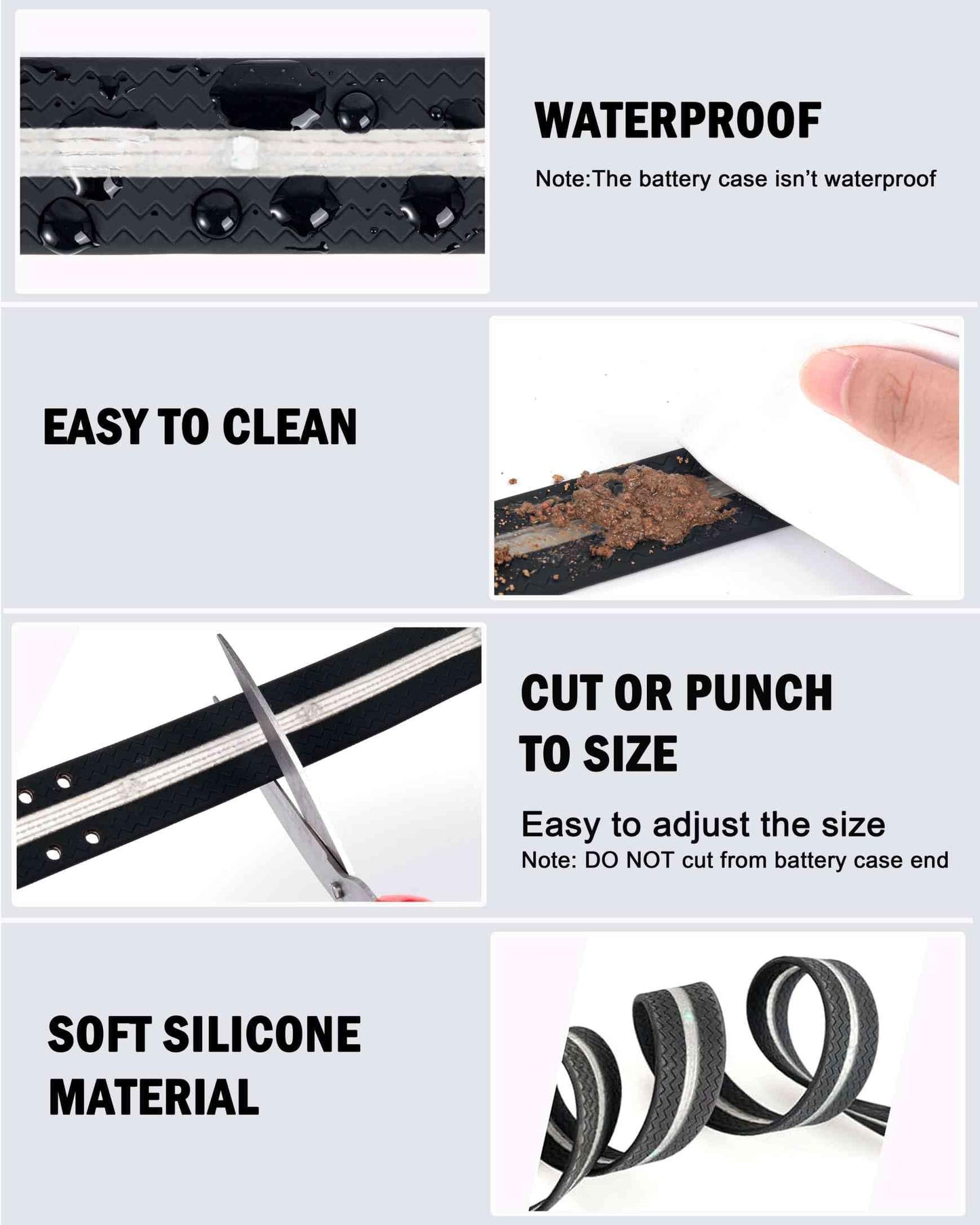 5pcs LED Horse Breastplate Collar & Leg Band, 7 Colors in 1 Light up Tack Set, USB Rechargeable Harness & Leg Strap - Added Visibility & Safety for Night Riding