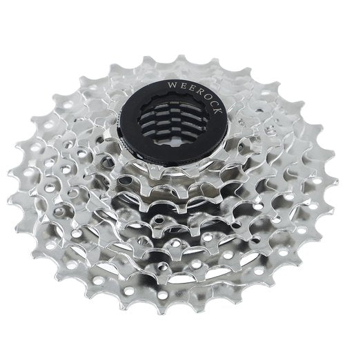 WEEROCK Bike Cassette Sprocket 7 Speeds 11-28T Bicycle Cassette for Mountain Bike MTB Cycling Replacement Part