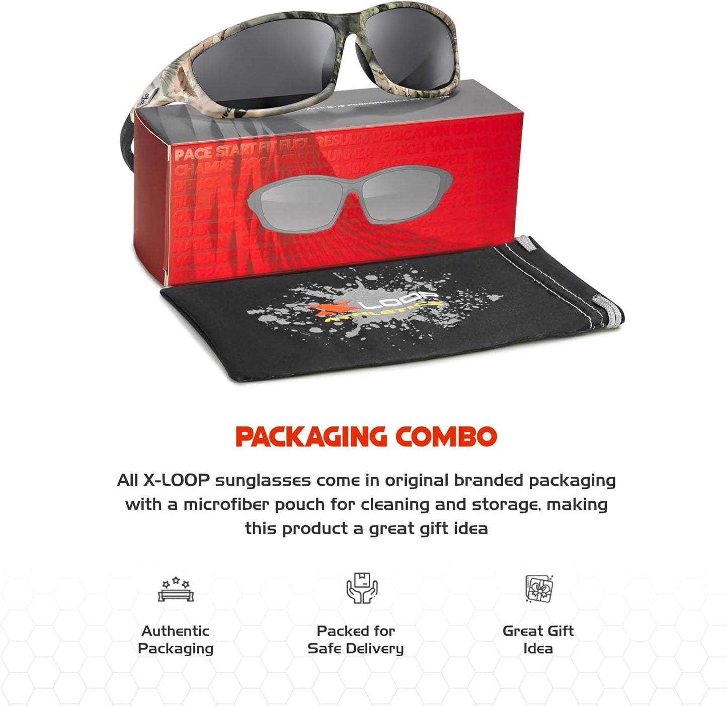 Polarized Sports Sunglasses for Men - UV400 Protection for Baseball, Running, Cycling & Golf